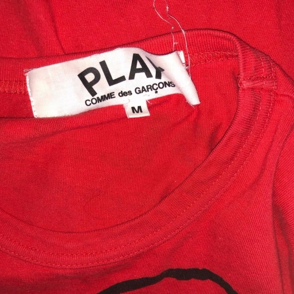 Red comme des garçons tshirt - Picture 4 of 4